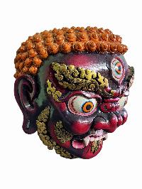[dorje Drolo], Handmade Wooden Mask, [painted], [high Quality]