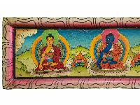 [pancha Buddha], Wall Hanging, Hand Painted