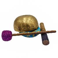 Kopre Singing Bowl, Buddhist Hand Beaten, Antique Finishing, [select Accessories]