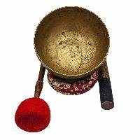 Kopre Singing Bowl, Buddhist Hand Beaten, Antique Finishing, [select Accessories]