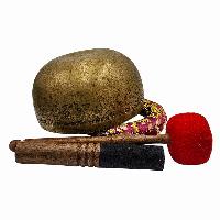 Kopre Singing Bowl, Buddhist Hand Beaten, Antique Finishing, [select Accessories]