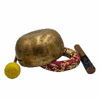 Jambati Singing Bowl, Buddhist Hand Beaten, Antique Finishing, [select Accessories]