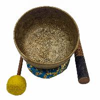 [singing Bowl], Buddhist Hand Beaten, Antique Finishing, [select Accessories]