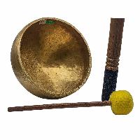 [naga Singing Bowl], Buddhist Hand Beaten, Antique Finishing, [select Accessories]