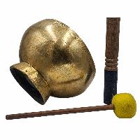 [naga Singing Bowl], Buddhist Hand Beaten, Antique Finishing, [select Accessories]