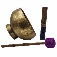 [naga Singing Bowl], Buddhist Hand Beaten, Antique Finishing, [select Accessories]