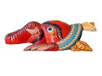 [ganesh Mask], Handmade Wooden Mask, Wall Hanging, [painted], Poplar Wood