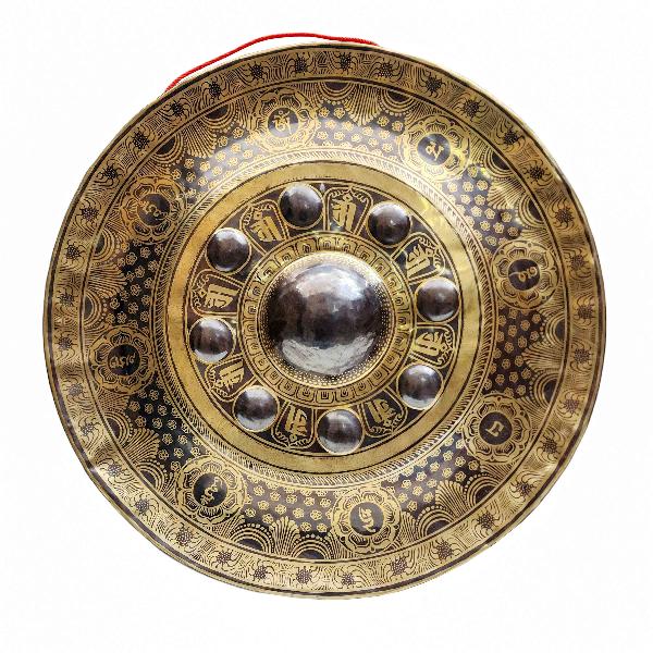 Burmese Gong, [hand Beaten] Large, Nipple Gong, The Javanese Gong