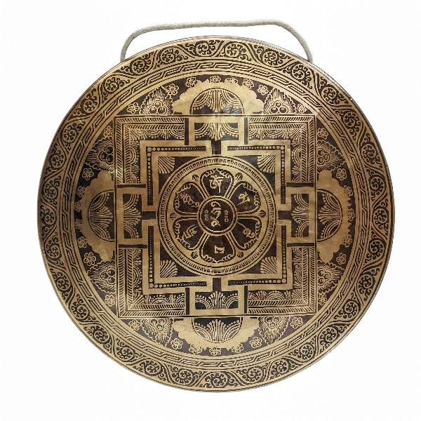 Handmade [gong], Bronze Chau Gong, Tam-tam Gong, Symphonic Gong With [mandala] Etching