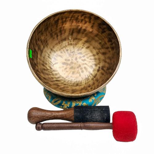 [full Moon Bowl], Buddhist Hand Beaten, Moon Carved, Antique Finishing, [select Accessories]
