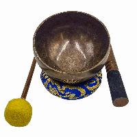 [singing Bowl], Buddhist Hand Beaten, Antique Finishing, [select Accessories]