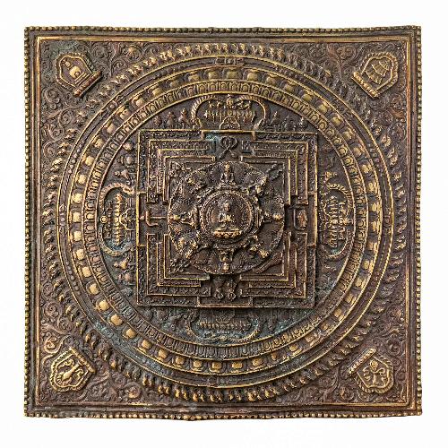 [square Mandala], Metal Wall Hanging, High Quality