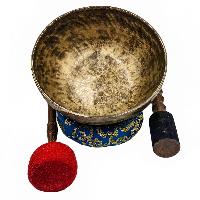 [handmade Singing Bowls], Buddhist Hand Beaten, Antique Finishing, [select Accessories]