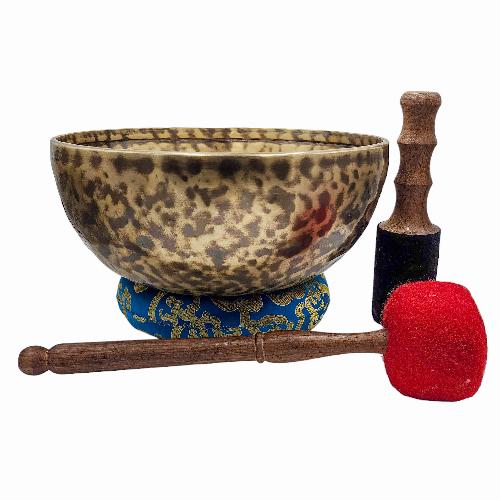 [handmade Singing Bowls], Buddhist Hand Beaten, Antique Finishing, [select Accessories]