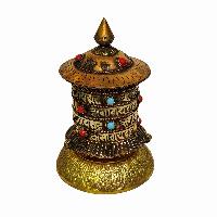 Table Top Prayer Wheel, Buddhist Handmade Prayer Wheel, [mantra Inside]