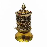 Table Top Prayer Wheel, Buddhist Handmade Prayer Wheel, [mantra Inside]