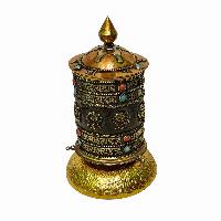 Table Top Prayer Wheel, Buddhist Handmade Prayer Wheel, [mantra Inside]