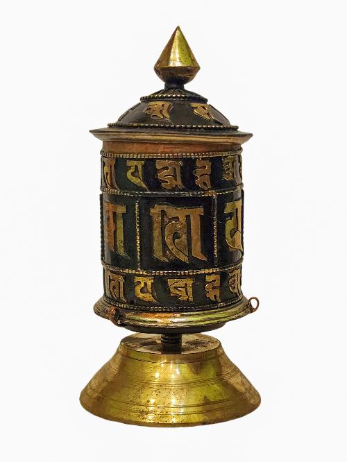 Table Top Prayer Wheel, Buddhist Handmade Prayer Wheel, [mantra Inside]