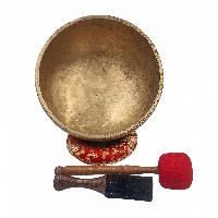 Kopre Singing Bowl, Buddhist Hand Beaten, Antique Finishing, [select Accessories]
