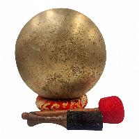 Kopre Singing Bowl, Buddhist Hand Beaten, Antique Finishing, [select Accessories]