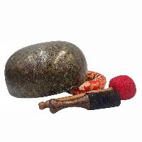 Kopre Singing Bowl, Buddhist Hand Beaten, Antique Finishing, [select Accessories]