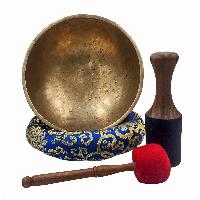 Jambati Singing Bowl, Buddhist Hand Beaten, [select Accessories]
