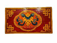 Tibetan Ritual Foldable Table, Traditional Color Painted