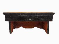Tibetan Ritual Foldable Table, Traditional Color Painted