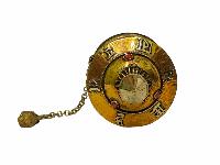 Hand Held Prayer Wheel, Buddhist Handmade Prayer Wheel With Mantra And Ashtamangala Carved