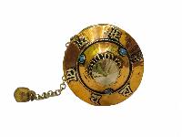 Hand Held Prayer Wheel, Buddhist Handmade Prayer Wheel With Mantra And Ashtamangala Carved