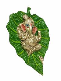 [ganesh] In Leaf, Wall Hanging