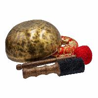 [handmade Singing Bowls], Buddhist Hand Beaten, Antique Finishing, [select Accessories]