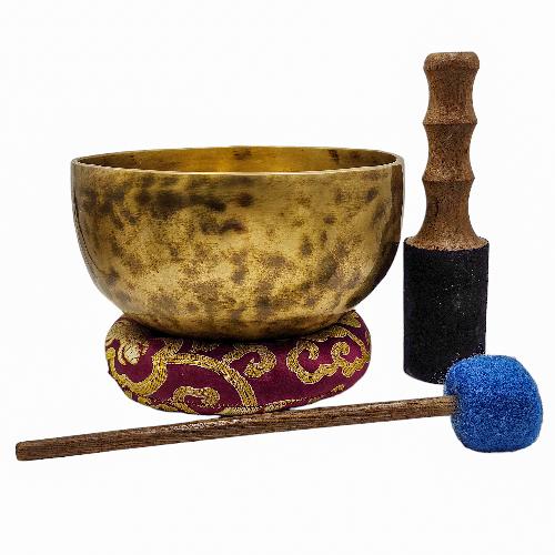 [handmade Singing Bowls], Buddhist Hand Beaten, Antique Finishing