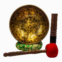 [handmade Singing Bowls], Buddhist Hand Beaten, Antique Finishing, [select Accessories]