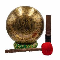 [handmade Singing Bowls], Buddhist Hand Beaten, Antique Finishing, [select Accessories]