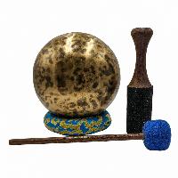 [handmade Singing Bowls], Buddhist Hand Beaten, Antique Finishing, [select Accessories]