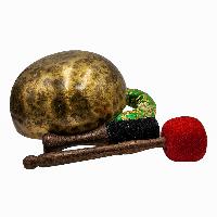 [handmade Singing Bowls], Buddhist Hand Beaten, Antique Finishing, [select Accessories]