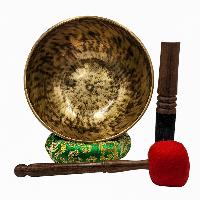 [handmade Singing Bowls], Buddhist Hand Beaten, Antique Finishing, [select Accessories]