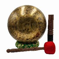 [handmade Singing Bowls], Buddhist Hand Beaten, Antique Finishing, [select Accessories]