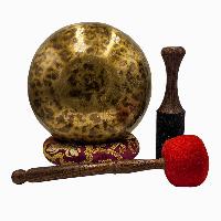 [handmade Singing Bowls], Buddhist Hand Beaten, Antique Finishing, [select Accessories]