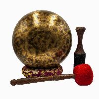 [handmade Singing Bowls], Buddhist Hand Beaten, Antique Finishing, [select Accessories]