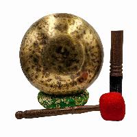 [handmade Singing Bowls], Buddhist Hand Beaten, Antique Finishing, [select Accessories]