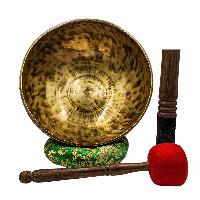 [handmade Singing Bowls], Buddhist Hand Beaten, Antique Finishing, [select Accessories]