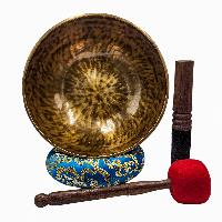 [handmade Singing Bowls], Buddhist Hand Beaten, Antique Finishing, [select Accessories]