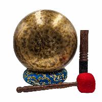 [handmade Singing Bowls], Buddhist Hand Beaten, Antique Finishing, [select Accessories]