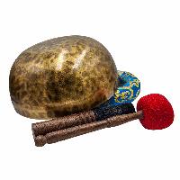 [handmade Singing Bowls], Buddhist Hand Beaten, Antique Finishing, [select Accessories]