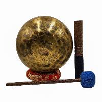 [handmade Singing Bowls], Buddhist Hand Beaten, Antique Finishing, [select Accessories]