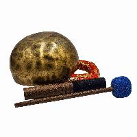 [handmade Singing Bowls], Buddhist Hand Beaten, Antique Finishing, [select Accessories]