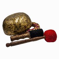 [handmade Singing Bowls], Buddhist Hand Beaten, Antique Finishing, [select Accessories]