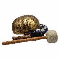 [handmade Singing Bowls], Buddhist Hand Beaten, Antique Finishing, [select Accessories]